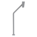 ACCESSPRO BAS-POS-RFID - Base Tubular para Lectora RFID / Acero Calibre 14-16-18 / 1206 mm (3.96 ft) de Alto / 3.3 kg / Pintura | SIERRA STORE