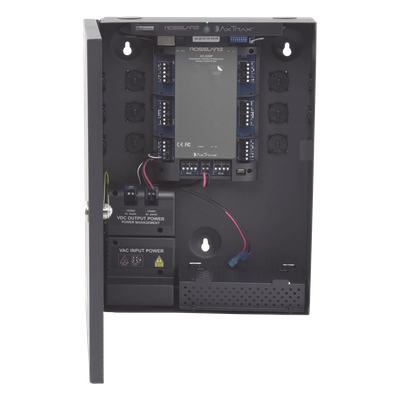 Controlador de Acceso IP / 2 Puertas Expandible a 4 / 20,000 Usuarios / 30,000 Eventos / TCP-IP / Gabinete con LED y Fuente | SIERRA STORE