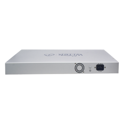Switch PoE / 24 Puertos 10/100 Mbps + 2 SFP Gigabit Combo / Alcance 250 m (820.2 ft) / 280 W / No Administrable / Protección 6 kV | SIERRA STORE