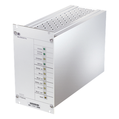 Interfaz IP de Audio / Gestión de Avisos Prioritarios / Streaming Hi-Fi / Ethernet 10/100 Mbps / Memoria 8 GB / VoIP / Unicast / | SIERRA STORE