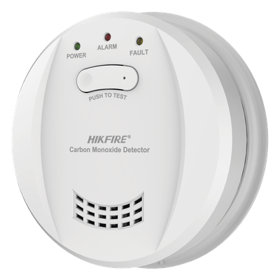 HIKVISION HF-GM100 - Detector de Monóxido de Carbono / Sensor Electroquímico / Alarma 85 dB a 3 m (9.8 ft) / Batería 5 Años / Montaje | SIERRA STORE