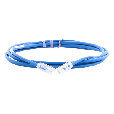 PANDUIT UTP28X8BU - Cable de Parcheo UTP Cat6A / 28 AWG / 500 MHz / PoE 802.3bt / CM-LSZH / 2.44 m (8 ft) / Azul | SIERRA STORE