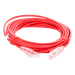 LINKEDPRO BY EPCOM LP-UT6A-500-RD-28 - Cable de Parcheo Slim UTP Cat6A / 5 m (16.40 ft) / 28 AWG / RJ45 / Rojo | SIERRA STORE