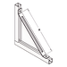 Base Rectangular / 2 Perforaciones / Perfil Sencillo / Diseño Ergonómico / Acabado Antirreflejo | SIERRA STORE