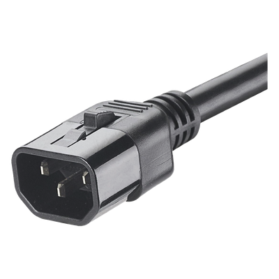 PANDUIT LPCA12-X - Cable de Alimentación con Bloqueo de Seguridad / IEC C14 a C13 / 17 AWG 10A / 1.2 m (3.9 ft) / Paquete 10 Piezas | SIERRA STORE
