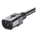 PANDUIT LPCA12-X - Cable de Alimentación con Bloqueo de Seguridad / IEC C14 a C13 / 17 AWG 10A / 1.2 m (3.9 ft) / Paquete 10 Piezas | SIERRA STORE