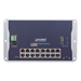 Switch Industrial Administrable Capa 2 de Pared / 16 Puertos PoE 802.3at Gigabit / 2 Puertos SFP / IP40 / -10 a 60 °C / 240W | SIERRA STORE
