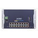 Switch Industrial Administrable Capa 2 de Pared / 16 Puertos PoE 802.3at Gigabit / 2 Puertos SFP / IP40 / -10 a 60 °C / 240W | SIERRA STORE