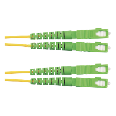 PANDUIT F923RANANSNM002 - Jumper de Fibra Óptica Monomodo / 9/125 OS2 / SC/APC Duplex / OFNR / 2 m (6.56 ft) / Amarillo | SIERRA STORE