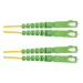 PANDUIT F923RANANSNM002 - Jumper de Fibra Óptica Monomodo / 9/125 OS2 / SC/APC Duplex / OFNR / 2 m (6.56 ft) / Amarillo | SIERRA STORE