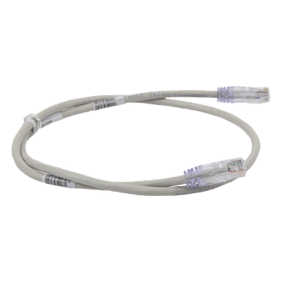 PANDUIT UTPSP3GYY - Cable de Parcheo / UTP Cat6 / 24 AWG / CM / 0.91 m (3 ft) / Gris | SIERRA STORE