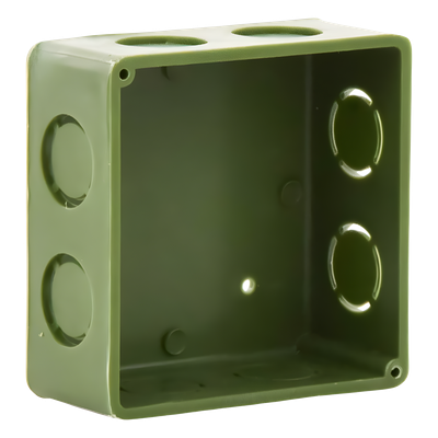 Caja Cuadrada Conduit / PVC Pesado 1/2" / NMX-E-012 / Autoextinguible / Apto para Sistemas Aislados a Tierra | SIERRA STORE