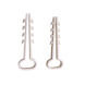 Clips Sujetadores de Plástico / 6 a 12 mm / 100 Piezas / Fijación en Pared / UTP, Coaxial y Eléctrico Ligero | SIERRA STORE