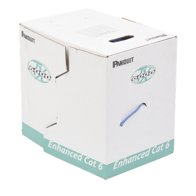 PANDUIT PUR6004BU-FE - Bobina de Cable UTP 305 m. de Cobre, TX6000™ PanNet, Reelex, Azul, Categoría 6 Mejorado (23 AWG), PVC (CMR | SIERRA STORE