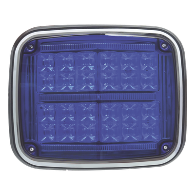 Luz de Advertencia LED / 24 LEDs / 11 Patrones Programables / IP67 / 12-30 VCC / 24 W / Policarbonato | SIERRA STORE