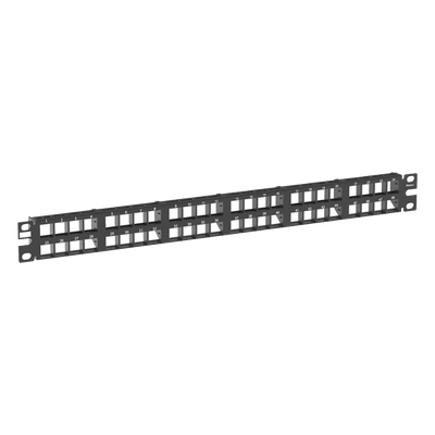 PANDUIT NKPP48HDY - Panel de Parcheo Modular / 48 Puertos / 1 UR / Alta Densidad / Keystone / Acero CRS / RoHS | SIERRA STORE