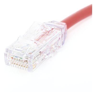PANDUIT UTP28X8INRD - Cable de Parcheo UTP / Cat6A / 28 AWG / CM-LSZH / 0.67 pies / Rojo | SIERRA STORE