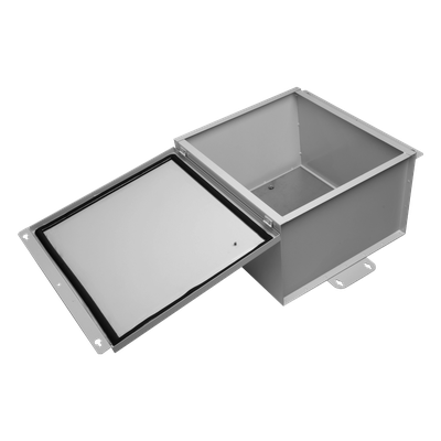 EPCOM INDUSTRIAL EI-PC-4040-25 - Gabinete de Telecom. de Acero Galvanizada con Plato Interior (400 x 400 x 250 mm). SE PUEDE PONER | SIERRA STORE