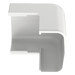 PANDUIT OCF5WH-E - Empalme de Esquina Exterior / Conducto Portacables Superficial / Baja Tensión LD5 / Radio de Curvatura 1 pulgada / | SIERRA STORE