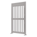 Puerta Peatonal de Alta Seguridad / Cuerpo Completo / Acero Inoxidable #304 Satinado / Cerradura Eléctrica Fail-Safe/Fail-Secure / | SIERRA STORE
