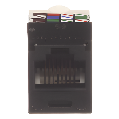 PANDUIT CJ688TPBL - Conector Jack RJ45 / Categoría 6 / 8 Posiciones 8 Cables / Sin Herramienta Impacto / Color Negro | SIERRA STORE