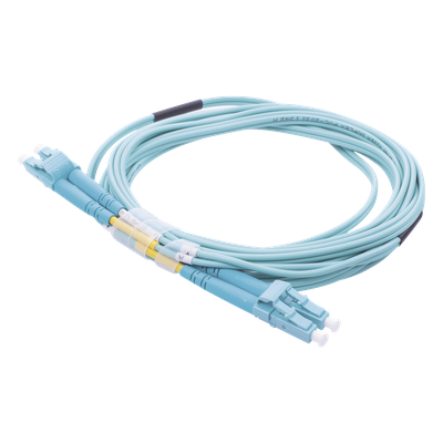 LINKEDPRO BY EPCOM LPFOM3LCLCR20 - Jumper de Fibra Óptica / Multimodo OM3 50/125 / LC-LC Dúplex / OFNR Riser / 2.0 mm / 20 m (65.62 | SIERRA STORE