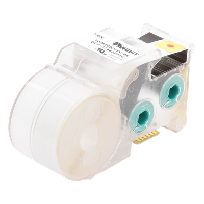 PANDUIT T038X000VPC-BK - Casete de Etiquetas de Vinilo / 9.65 mm / 7.6 m (24.93 ft) / Negro sobre Blanco / Interior-Exterior | SIERRA STORE