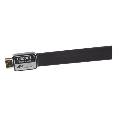 Cable HDMI Plano / 4K Ultra HD / 1.8 m (5.90 ft) / Conectores Oro 24K / Audio Dolby TrueHD / 120Hz-480Hz | SIERRA STORE