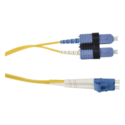 SIEMON FJ2-LCUSCUL-01 - Jumper de Fibra Óptica Monomodo / OS2 / XGLO / Riser / LC/UPC-SC/UPC Duplex / OFNR / Amarillo / 1 Metro (3.28 | SIERRA STORE
