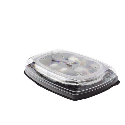 Minibar LED para Techo / 10 Pulgadas / 48 LEDs / Doble Color Ámbar/Claro / 91 Patrones / 12-24 VDC / 360° / SAE Clase I | SIERRA STORE