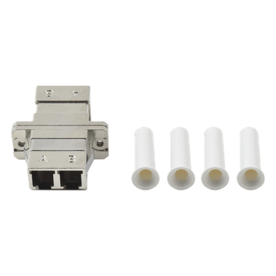 LINKEDPRO BY EPCOM LP-FOAD-6138 - Acoplador de Fibra Óptica / Duplex LC/PC a LC/PC / Multimodo / Carcasa Metálica / ANSI/TIA/EIA-568-C3 | SIERRA STORE
