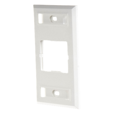 SIEMON CT2-FP-02 - Placa de Pared / 1 Puerto Acoplador / Estándar Británico 85x85mm / Color Blanco | SIERRA STORE