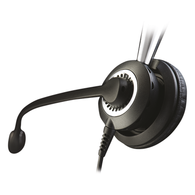 Diadema / Auricular Jabra Biz 2400 Duo / QD / 40% Más Ligero / Cancelación de Ruido / Contact Center (2409-820-205) | SIERRA STORE