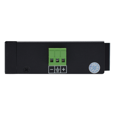 Inyector PoE Industrial / Entrada 12-57 VDC / Salida PoE++ 90W / Gigabit Ethernet / Riel DIN / Sin Ventilador | SIERRA STORE