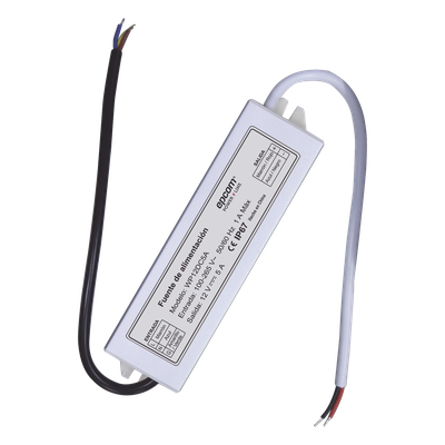 Fuente de Alimentación / 12 VDC / 5 A / IP67 / 100-265 VCA / -30°C a 70°C / 1.57 x 5.12 x 0.87 in | SIERRA STORE