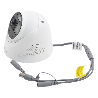 HIKVISION DS-2CE72DF3T-PIRXOS - Cámara Turret TURBOHD / 2 Megapixel 1080p / Imagen a Color 24/7 / Luz Blanca 20 m (65.6 ft) / Sensor | SIERRA STORE