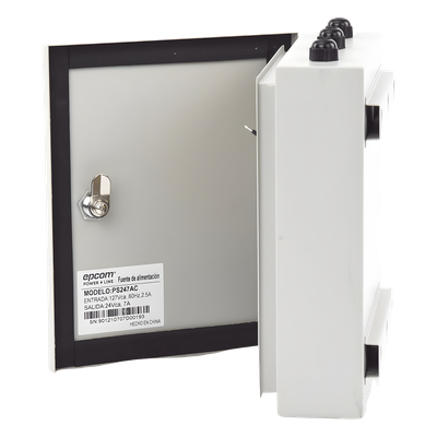 Fuente de Poder para Domos PTZ / 24 VCA @ 7A / 170W / IP65 / 127 VCA Entrada / 0.82 x 0.69 x 0.30 pies | SIERRA STORE