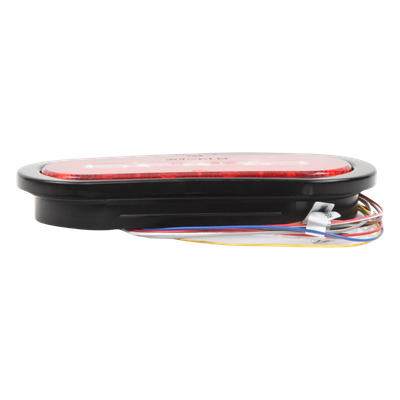 Luz LED Multifuncional Trasera / 69 Patrones de Destello / 12-24 V / IP67 / Conector PL3 / 5.4" x 5.4" | SIERRA STORE