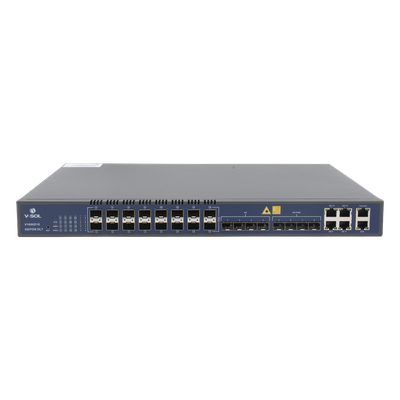 OLT EPON / 16 Puertos PON / 12 Puertos Uplink / 1,024 ONUs / 1.25 Gbps Simétrico / Rack 1U | SIERRA STORE