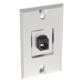 PANDUIT KWPK6 - Placa de Pared Vertical / 1 Puerto Keystone / Jack Cat6 / 110 Impacto / Acero Inoxidable / 2.74 x 4.50 in | SIERRA STORE