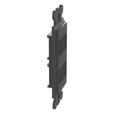 PANDUIT NK4RMFBL - Marco de Módulo Dúplex / 4 Puertos Keystone / Compatible GFCI / Color Negro / 1.5 x 3.5 in | SIERRA STORE