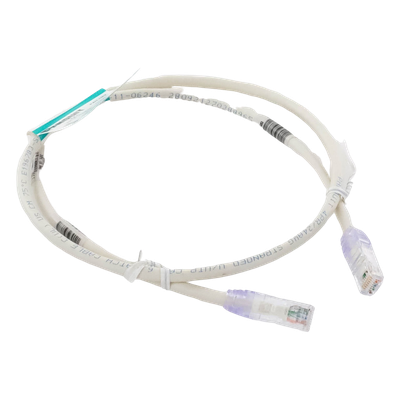 PANDUIT UTPSP3Y - Cable de Parcheo / Cat6 / 24 AWG / CM / 0.91 m (3 ft) / UTP / Blanco Mate | SIERRA STORE