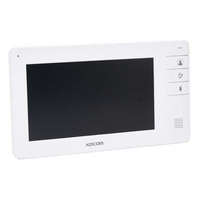 Monitor adicional para videoportero / 7 pulgadas a color / 2 frentes de calle / CCTV / Montaje en superficie / 220 x 123 x 19 mm / 15 | SIERRA STORE