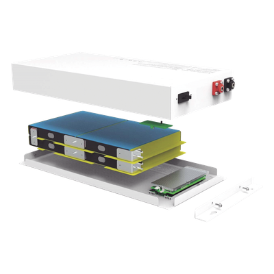 Batería de Litio Ciclo Profundo, 12.8 Vcc 100Ah LiFePO4 Case Metálico , Solar, Máximo 80 A de Descarga | SIERRA STORE