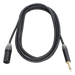 Cable de Audio XLR a Plug / 3 Polos Macho a 1/4 in Mono / Doble Blindaje / Longitud 3 m (9.8 ft) / Conectores Seetronic Serie M | SIERRA STORE