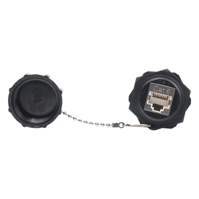 LINKEDPRO BY EPCOM LP-C6WP-CP - Acoplador Industrial / Cat 6 Blindado / IP67 Waterproof / -10°C a 60°C / 750 Ciclos / 50μm Oro | SIERRA STORE