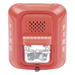 Sirena con estroboscopio / 2 hilos / 12-24 Vcd / candela 15 a 185 seleccionable / rojo con leyenda FIRE / Serie L | SIERRA STORE