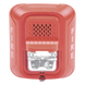 Sirena con estroboscopio / 2 hilos / 12-24 Vcd / candela 15 a 185 seleccionable / rojo con leyenda FIRE / Serie L | SIERRA STORE