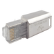 SIEMON ZP1-6AS-00S - Conector RJ45 Cat6A Blindado / Terminación en Campo / 10 Gbps / Sin Clip Protector / UL 2043 Plenum | SIERRA STORE