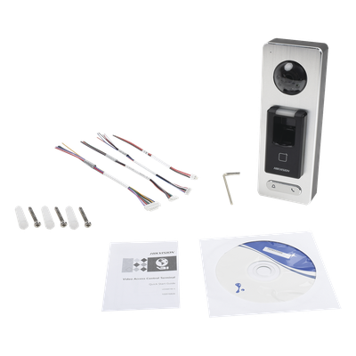 HIKVISION DS-K1T501SF - 2 EN 1 / Lector Biométrico IP65 con Función de Videoportero y lector QR Incluida/ Llamada a APP de Smartphone | SIERRA STORE